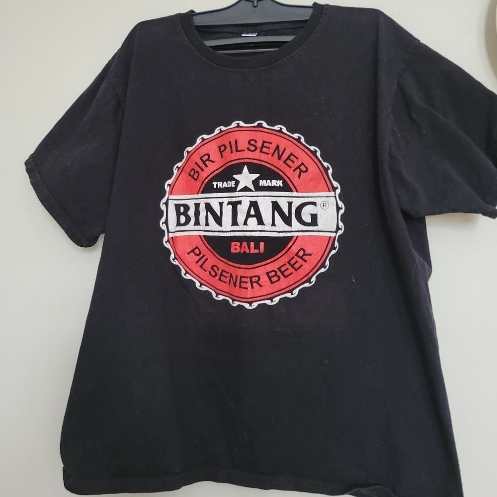 Bintang Bali Pilsner Beer T- Shirt Black Youth XL